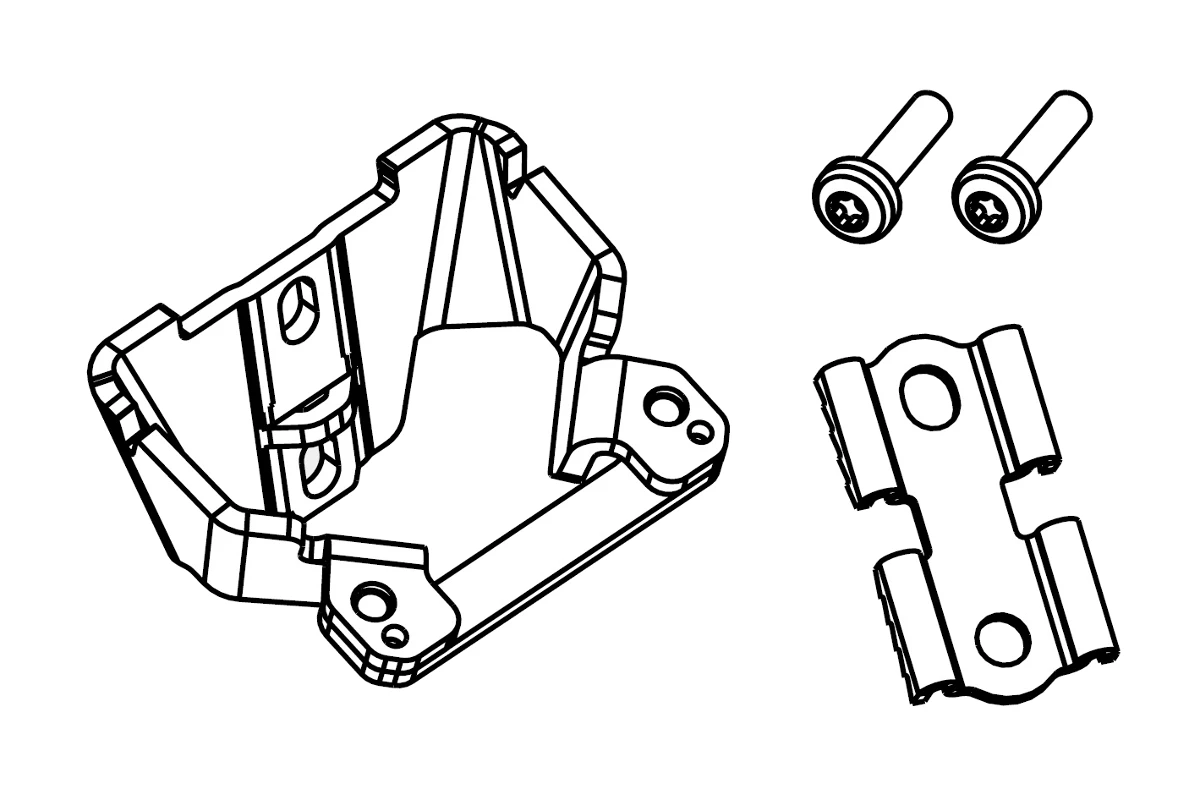 Bosch EBike Rahmenakku Befestigungs-Kit, Halterahmen - Classic 3 Bosch EBike Rahmenakku Befestigungs-Kit, Halterahmen - Classic